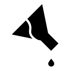 Fototapeta premium chemistry glyph 