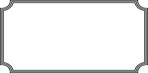 simple rectangular frame with copy space for text or design
