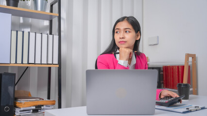 Excited Asian bookkeepers doing bookkeeping, accounts payable, assets, book value, equity, inventory, liabilities, cost of goods sold, depreciation, expenses, Gross profit, diversification, liquidity