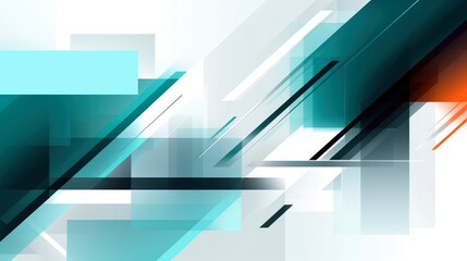 Fototapeta premium Abstract tech lines background. futuristic abstract shapes technology, Application cover and web site design, Generative AI illustration