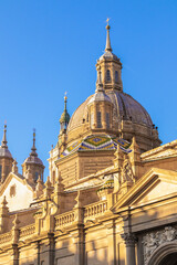 Fototapeta premium Main dome of the Pilar Cathedral