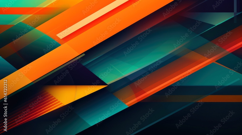 Poster abstract tech lines background. futuristic abstract shapes technology, application cover and web sit