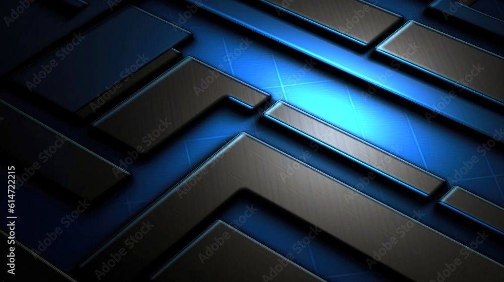 Poster abstract tech lines background. futuristic abstract shapes technology, application cover and web sit