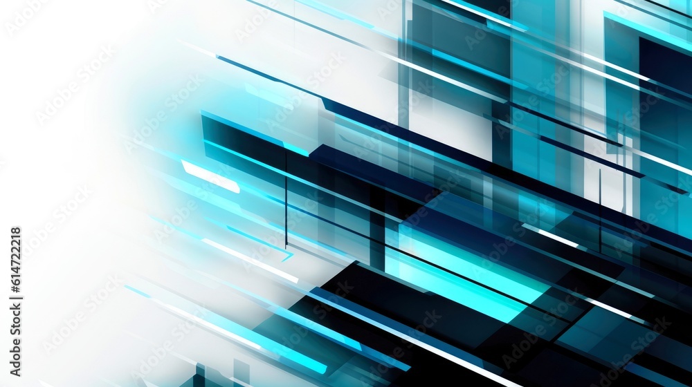 Poster abstract tech lines background. futuristic abstract shapes technology, application cover and web sit