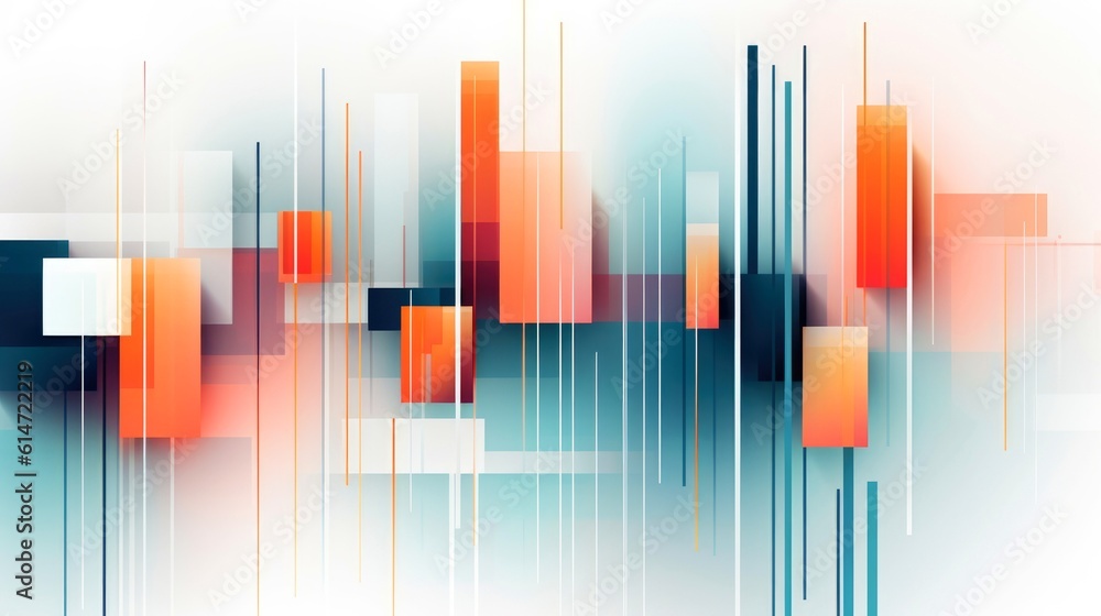 Poster abstract tech lines background. futuristic abstract shapes technology, application cover and web sit