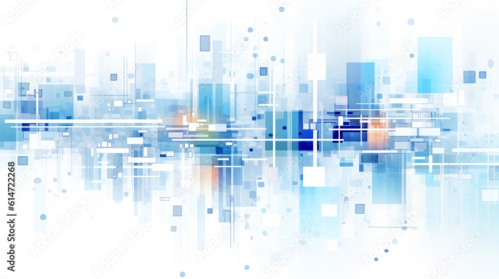 Poster abstract tech lines background. futuristic abstract shapes technology, application cover and web sit