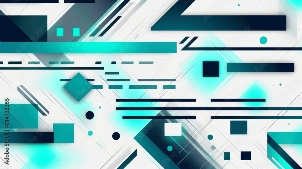 Poster abstract tech lines background. futuristic abstract shapes technology, application cover and web sit
