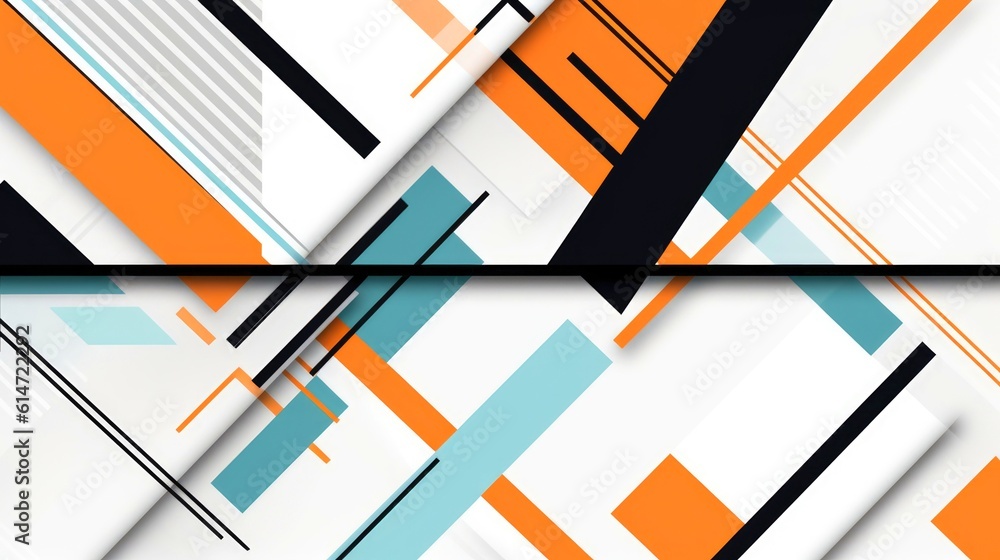 Poster abstract tech lines background. futuristic abstract shapes technology, application cover and web sit