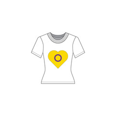 T-shirt icon. Apparel symbol modern, simple, vector, icon for website design, mobile app, ui. Vector Illustration