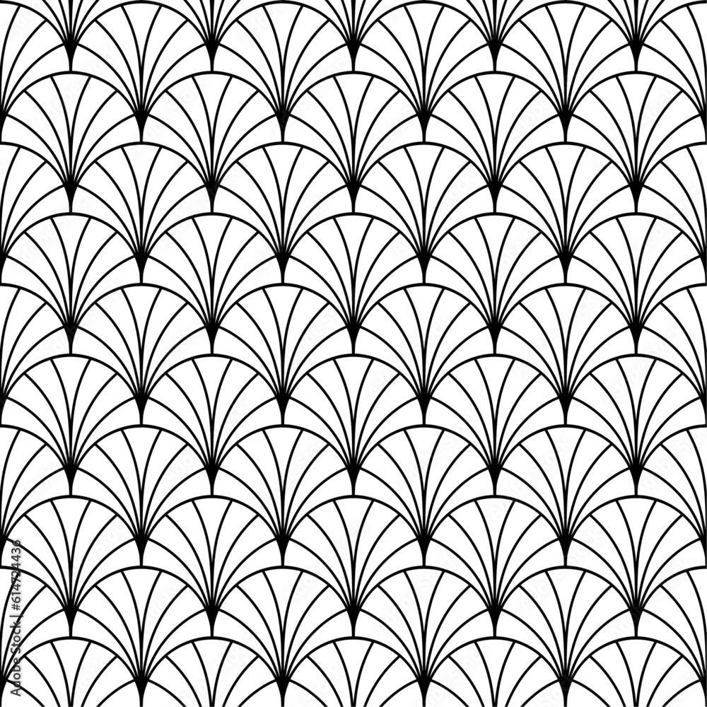 Aufkleber art deco seamless pattern. repeating abstract geometric background. modern geometry lattice. repeate