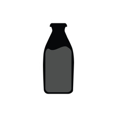 milk bottle icon image vector eps10.