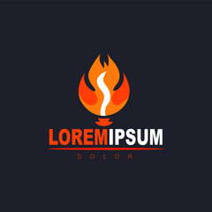 fire logo design