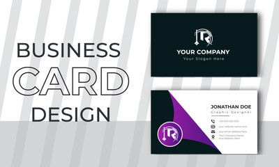 Modern Editable Business Card Template, Minimalist Business Cards, Chic Business Card, Printable Business Card Template	