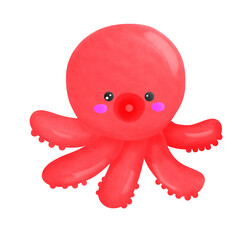 octopus red