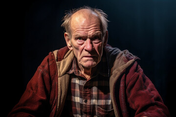 Obraz premium Portrait of an elderly man