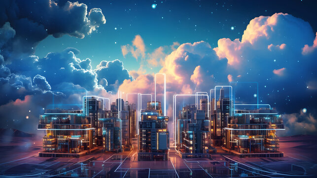 cloud computing, city high tec, data science