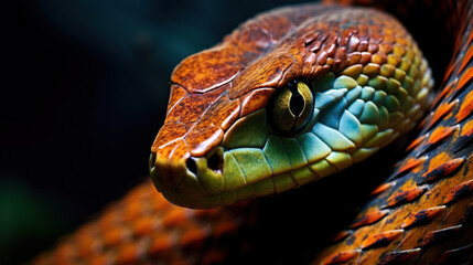 Fototapeta premium Exotic animal of snake