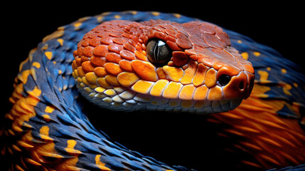 Fototapeta premium Exotic animal of snake