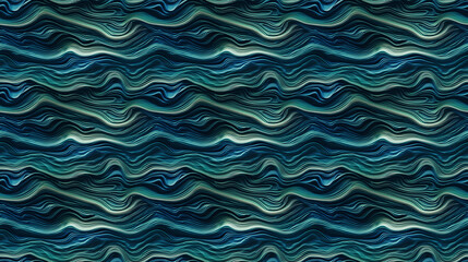 Obraz premium Seamless water pattern, created with generative AI technology