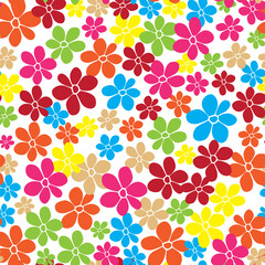 Flourish seamless pattern decorative abstract background illustration