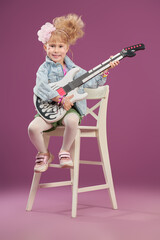 Fototapeta premium child pop star