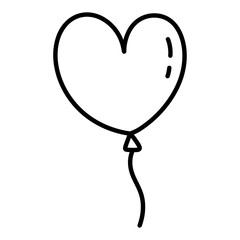 balloon Doodle tree plant nature line Flower colorful