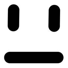 Line Smile Shy Emotional Collection Doodle Illustration Icon Combination Shape Art