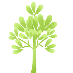 green tree vector