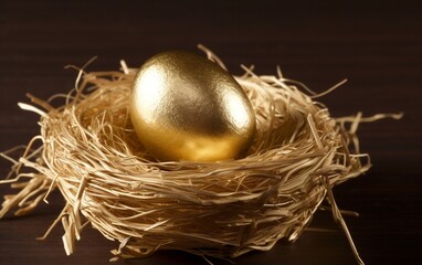 Gilded Treasure: Golden Egg in the Nest, Generative AI