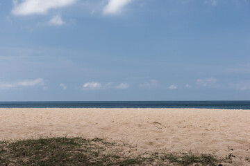 Obraz premium Beautiful seascape with cloud on a sunny day.