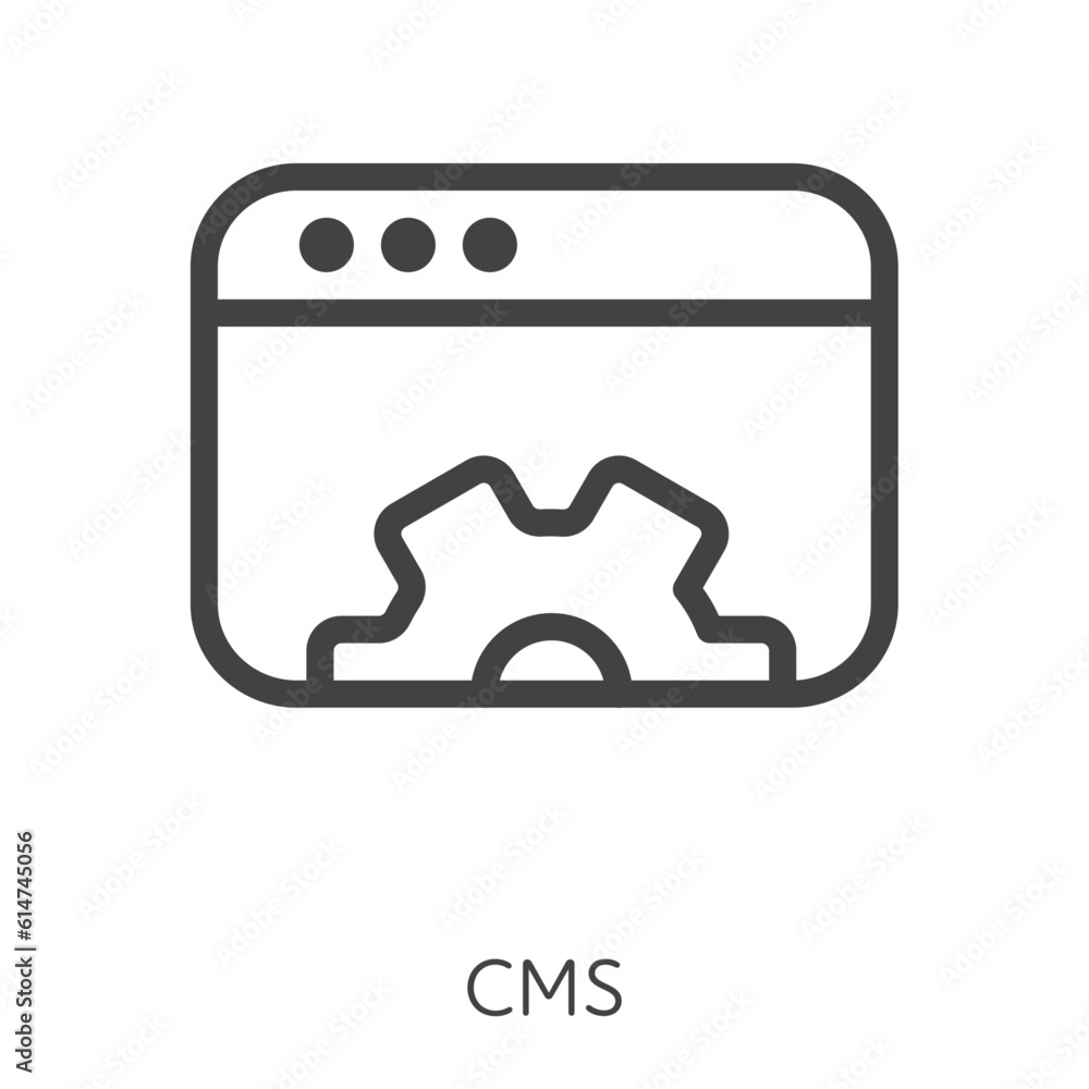 Poster outline style ui icons hard skill collection. technical and business. vector black linear icon illus