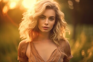 Portrait of beautiful people, Generative AI