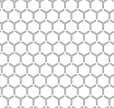 Seamless hexagonal geometric pattern, wallpaper.