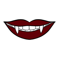 Red Dracula Lips