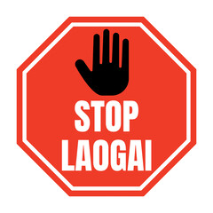 Stop laogai symbol icon
