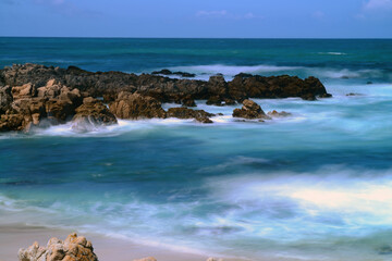 Surf Breaking Asilomar State Marine Reserve California