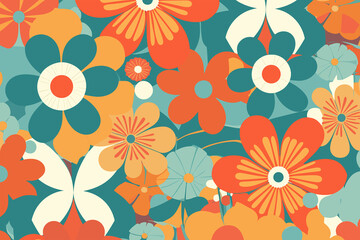 Bunte Blumen, Generiert mit KI