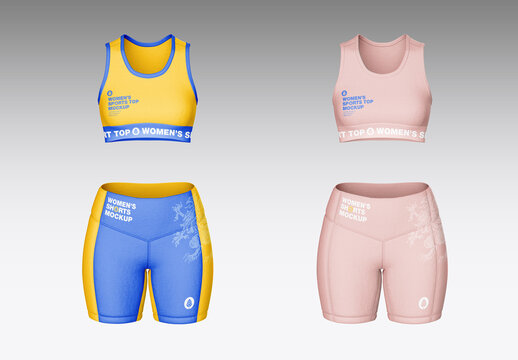 Women's Sport Kit Mockup 