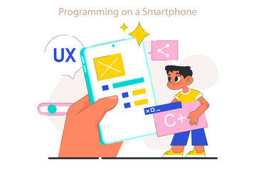 Children do programming. Computer science, AI, game technologies