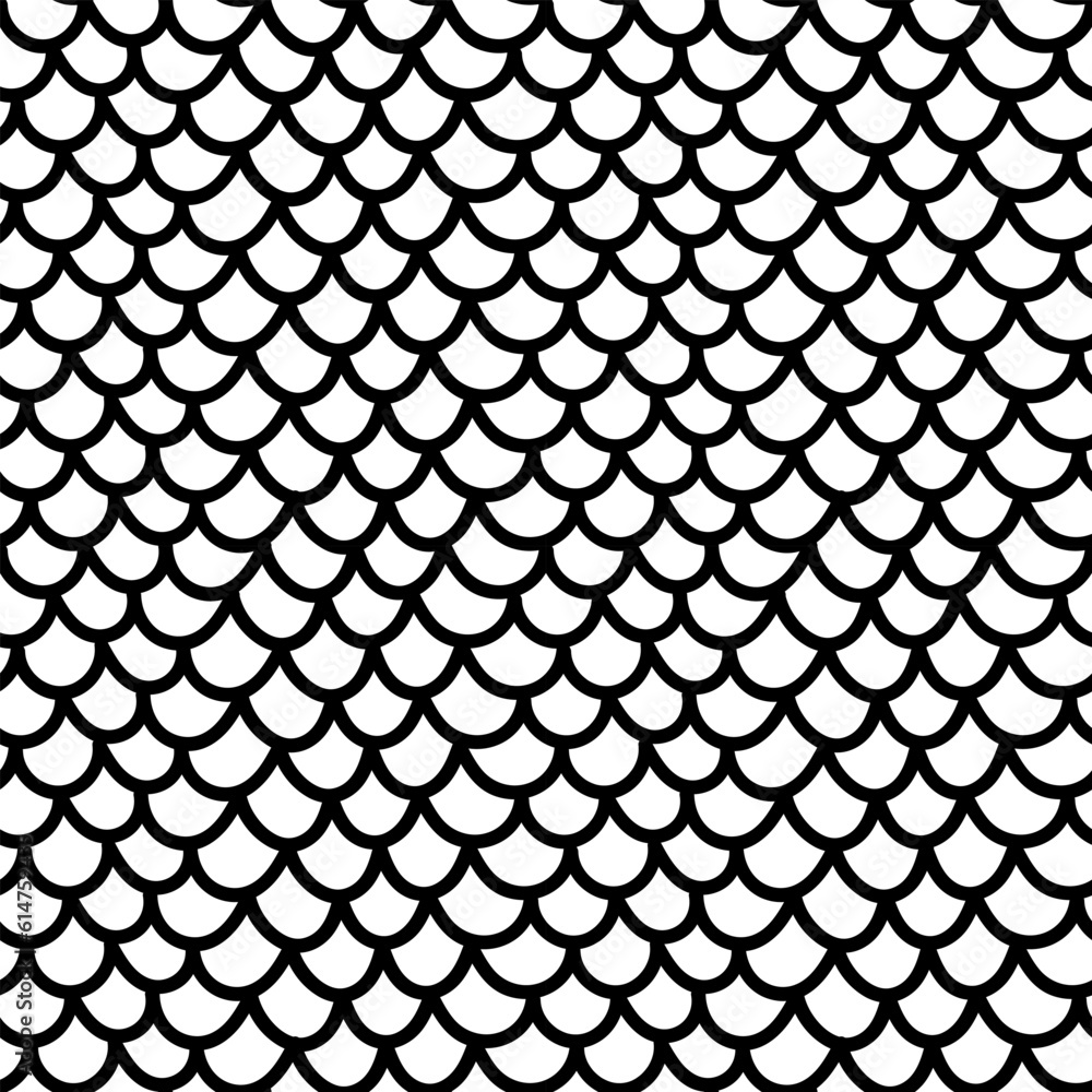 Poster abstract scales. seamless scale pattern. fish scale texture.