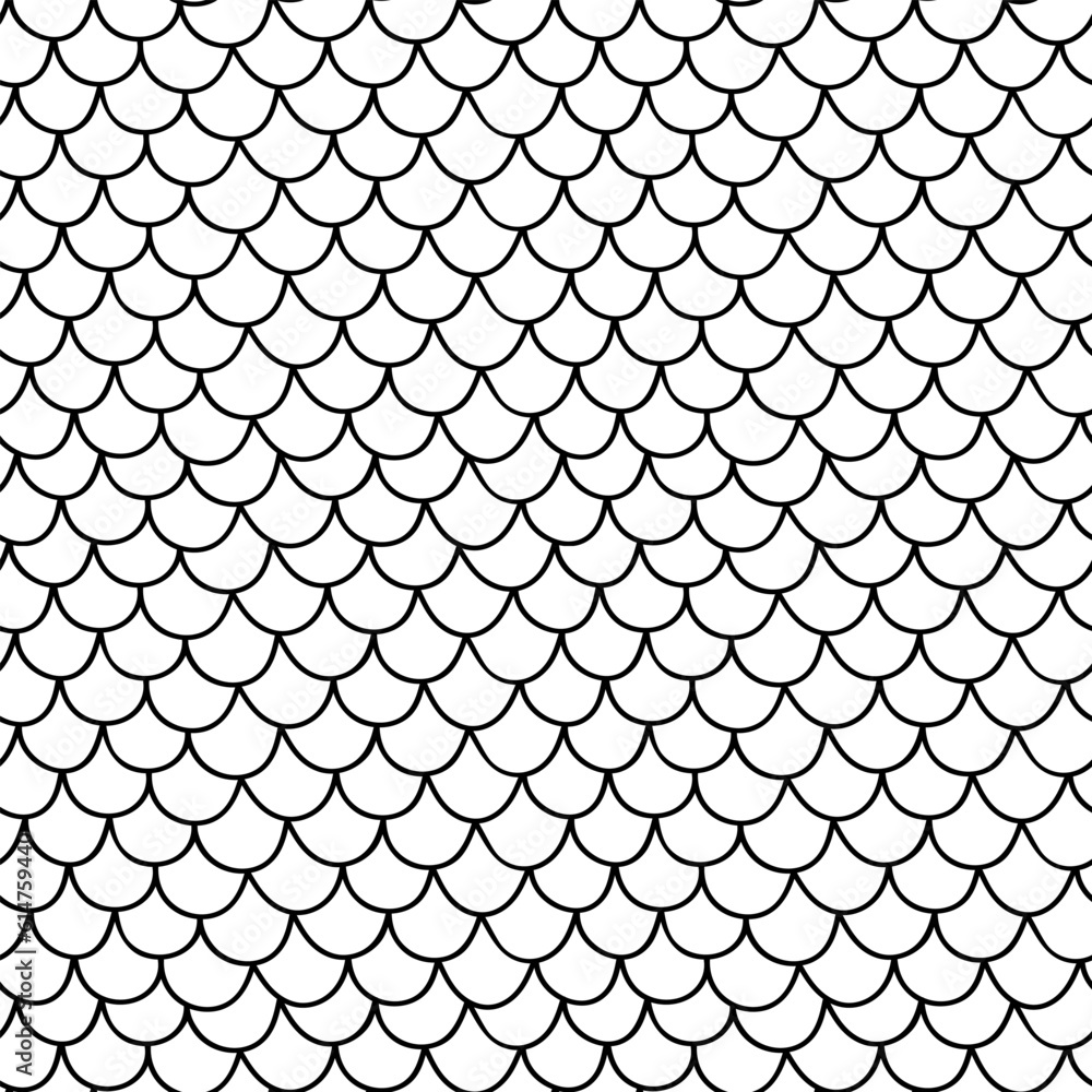 Poster abstract scales. seamless scale pattern. fish scale texture.