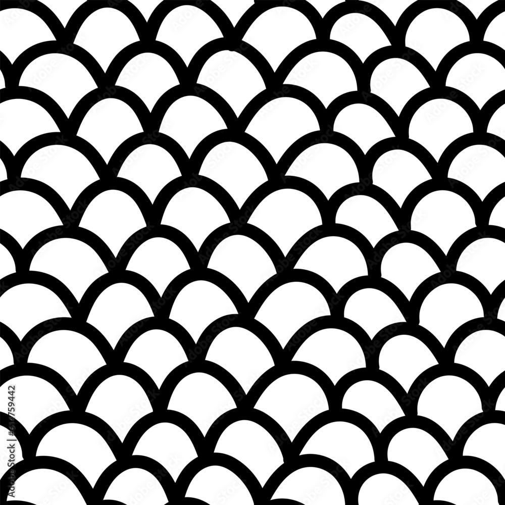Poster abstract scales. seamless scale pattern. fish scale texture.
