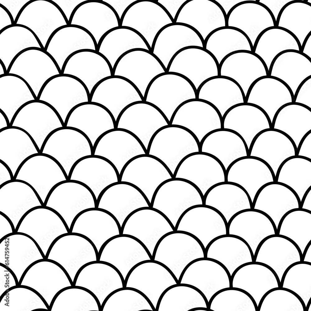 Poster abstract scales. seamless scale pattern. fish scale texture.