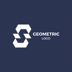 logo letter S Geometric Monogram with unique designs
