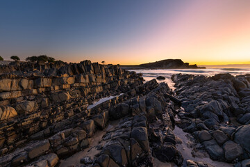 Beautiful morning view of Pebbly Beach at Crescent Head, Australia. © AlexandraDaryl