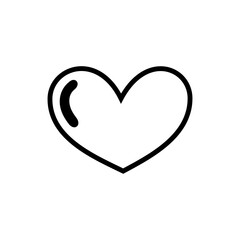 Love Icon Logo Template Design Illustration