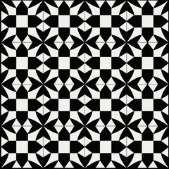 black and white geometric pattern, a texture template for designer using Generative Ai technologie