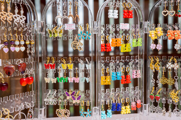 handmade resin designer earrings