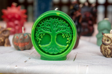 Beautiful designer handmade wax candle