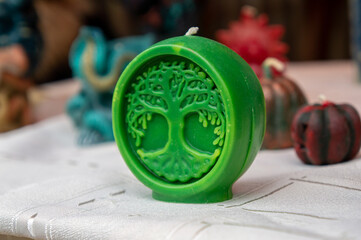 Beautiful designer handmade wax candle